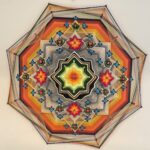 Mandala universo fractal 120cm diametro 150x150