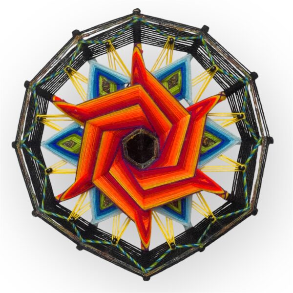 Mandalas de lana tejido espiral  600x600